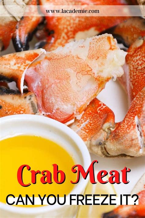 can you freeze raw crab